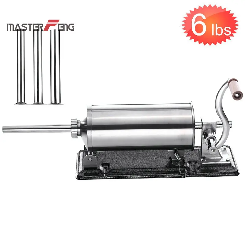 sausage stuffer with stainless steel filling nozzles MF-3006P_00