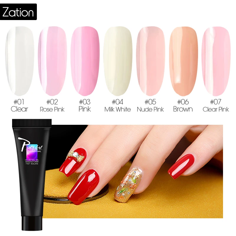 Zation Poly Gel Quick Building Nail Gel Varnish Finger Extension Art LED Soak Off DIY UV Builder Nails Tips Nail Polish Sales
Zation Poly Gel Quick Building Nail Gel Varnish Finger Extension Art LED Soak Off DIY UV Builder Nails Tips Nail Polish Sales