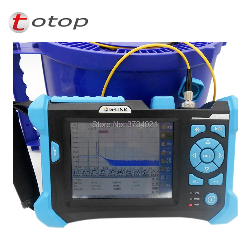 G-LINK TR600 SM 32db/30db Orientek Touch Screen 1310/1550nm OTDR with 3KM VFL function Visual Fault Location Function
G-LINK TR600 SM 32db/30db Orientek Touch Screen 1310/1550nm OTDR with 3KM VFL function Visual Fault Location Function
