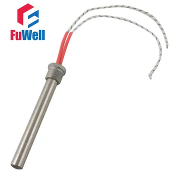 304 Stainless Steel Threaded Single End Heating Tube Cartridge Heater 16x200mm 1000W 220V/110V/380V DN20 (25mm)
304 Stainless Steel Threaded Single End Heating Tube Cartridge Heater 16x200mm 1000W 220V/110V/380V DN20 (25mm)