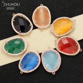 ZHUKOU 19x29mm Brass Cubic Zirconia Exquisite Crystal Connectors for DIY Necklace Handmade jewelry making findings model:VS344
ZHUKOU 19x29mm Brass Cubic Zirconia Exquisite Crystal Connectors for DIY Necklace Handmade jewelry making findings model:VS344