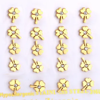 LUXUKISSKIDS 10pairs/lot Heart leaf stud Earrings stainless steel gold For men&women Never Change Color
LUXUKISSKIDS 10pairs/lot Heart leaf stud Earrings stainless steel gold For men&women Never Change Color