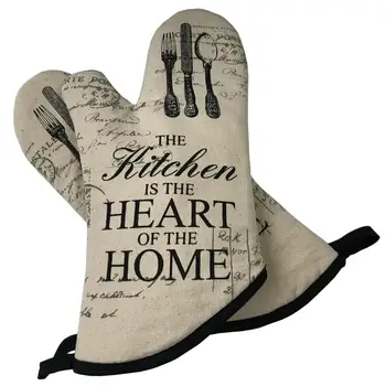 1Pair Vintage Letter Printed Oven Mitt And Heat Resistant Pot Holder Pad Protective Oven Gloves For Kitchen Gadgets
1Pair Vintage Letter Printed Oven Mitt And Heat Resistant Pot Holder Pad Protective Oven Gloves For Kitchen Gadgets