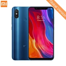 Global Version Xiaomi Mi 8 Smartphone 6GB 128GB Snapdragon 845 Octa Core Dual-band GPS 6.21" 2248 x 1080 FHD AI Dual Camera NFC(China)