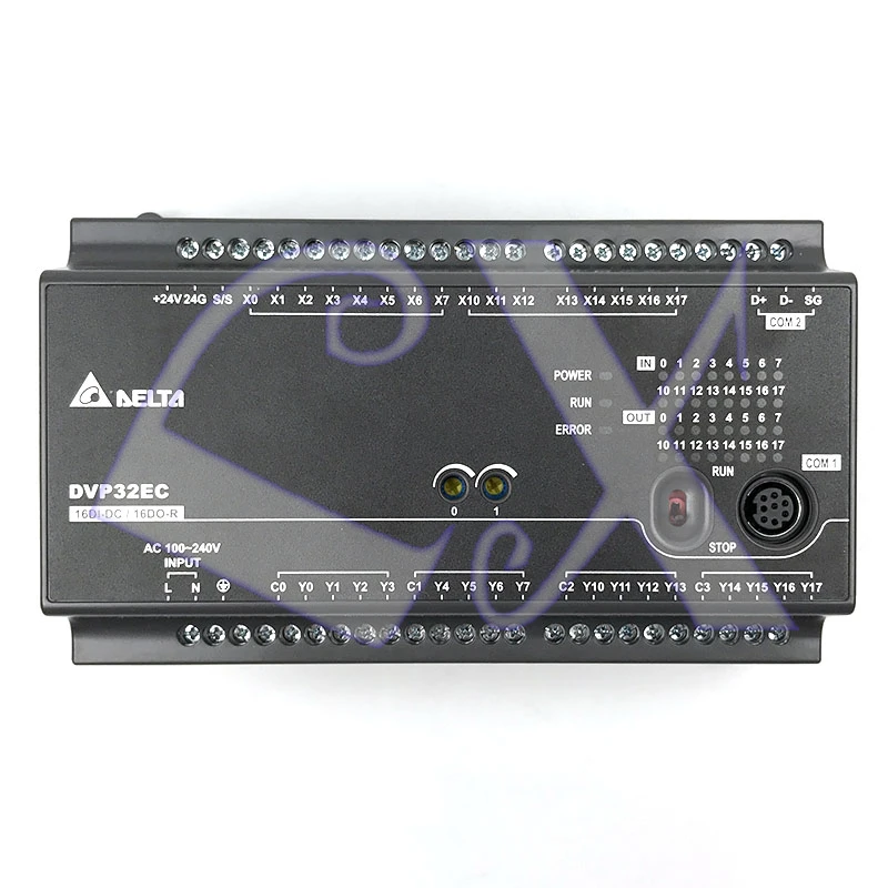 Original Delta PLC controller DVP32EC00R3 PLC EC3 series 100-240VAC 16DI 16DO Relay output
Original Delta PLC controller DVP32EC00R3 PLC EC3 series 100-240VAC 16DI 16DO Relay output