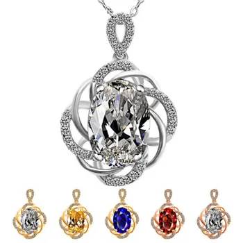 2018 New Necklaces Pendants For Women Flower-Shaped Oval Cubic Zirconia Temperament Luxury Colorful Necklace Hollow Fine Jewelry
2018 New Necklaces Pendants For Women Flower-Shaped Oval Cubic Zirconia Temperament Luxury Colorful Necklace Hollow Fine Jewelry