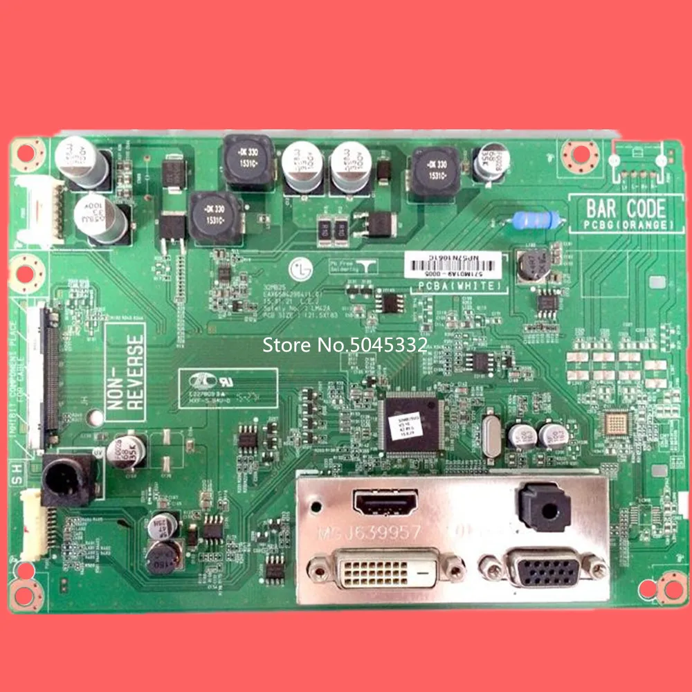 100%New original driver board for LG 32 inch TV 32MB25VQ 32MB25 motherboard EAX65842902 (1.1) LM42A
100%New original driver board for LG 32 inch TV 32MB25VQ 32MB25 motherboard EAX65842902 (1.1) LM42A