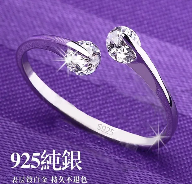 free shipping 925 pure silver crystal open ring female pinky ring female kalyptolith diamond jewelry gift
free shipping 925 pure silver crystal open ring female pinky ring female kalyptolith diamond jewelry gift