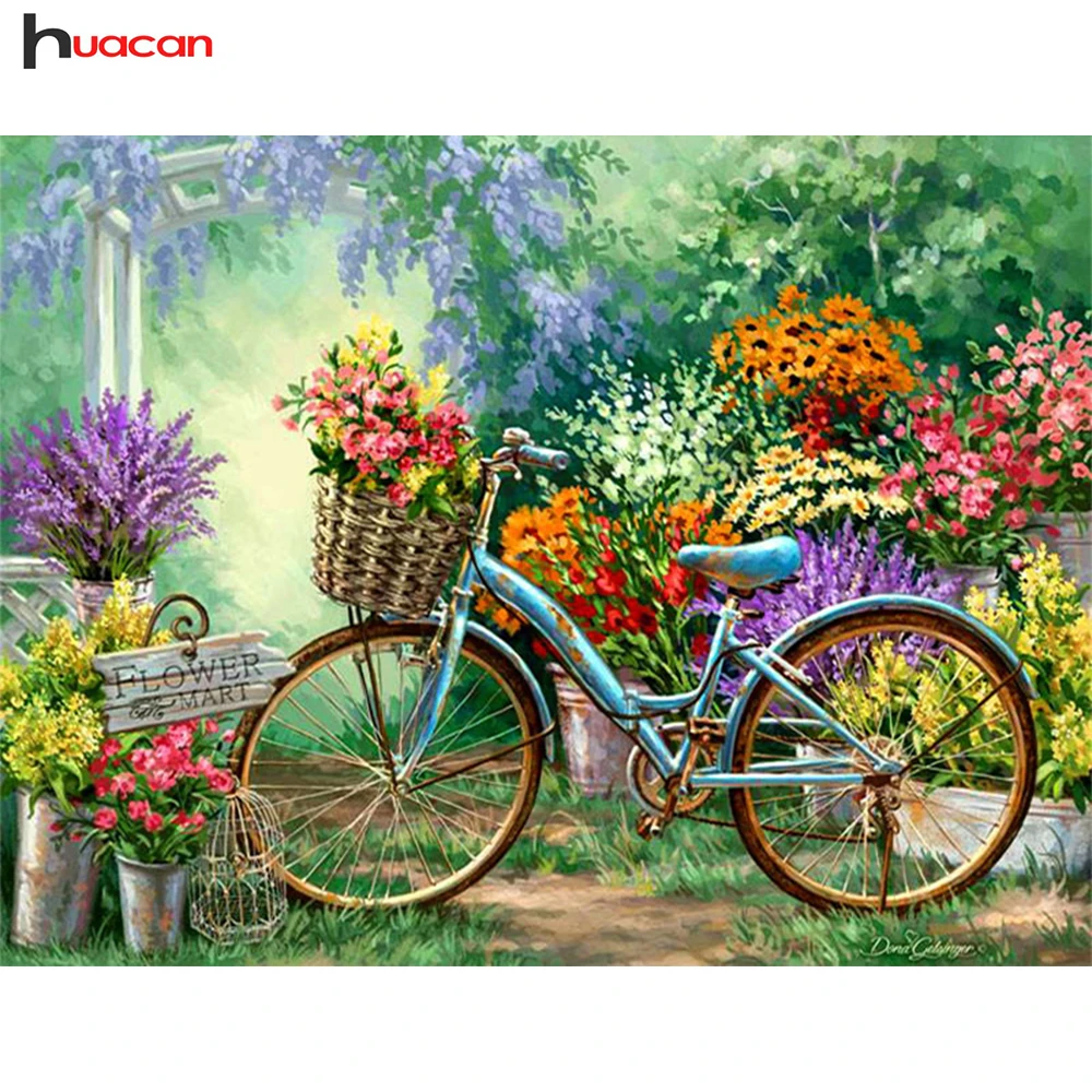 Huacan DIY Diamond Embroidery Landscape Handmade Diamond Painting Bicycle Mosaic Cross Stitch Kits Home Decor
Huacan DIY Diamond Embroidery Landscape Handmade Diamond Painting Bicycle Mosaic Cross Stitch Kits Home Decor