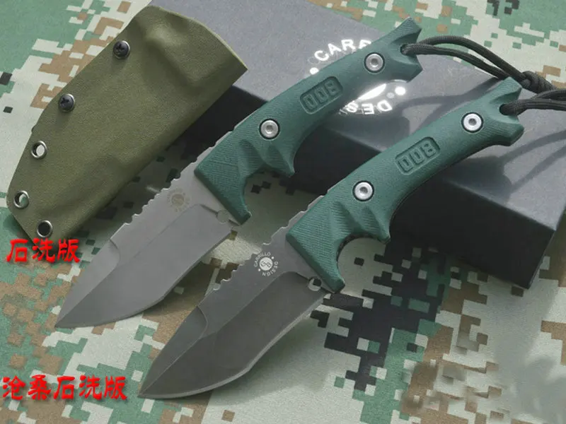 TRSKT Dwaine Carrillo 008 Fixed Tactical Knife Survival Outdoor Hunting Knives DC53 Steel G10 Handle With Kydex Sheath Free ship
TRSKT Dwaine Carrillo 008 Fixed Tactical Knife Survival Outdoor Hunting Knives DC53 Steel G10 Handle With Kydex Sheath Free ship