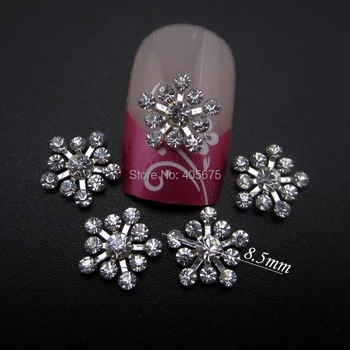 50pcs Glitter nail decorations snowflakes strass nail rhinestones Christmas decoration charms MNS730
50pcs Glitter nail decorations snowflakes strass nail rhinestones Christmas decoration charms MNS730
