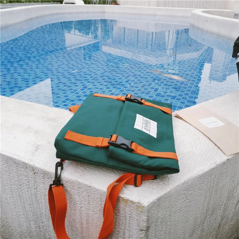 Menghuo Top Quality Women Canvas Backpack Bookbag Female Dual Purpose Shoulder Bag Daily Travel Backpacks Crossbody Bags Mochila (17)
