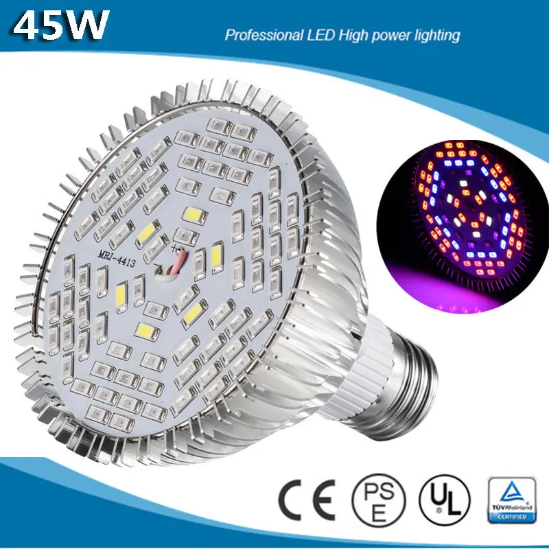 18/30/45/80W E27 LED Plant Grow Light Bulb for Hydroponic Indoor Greenhouse Lamp For garden plant flower
18/30/45/80W E27 LED Plant Grow Light Bulb for Hydroponic Indoor Greenhouse Lamp For garden plant flower