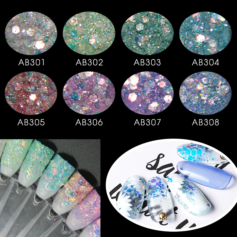 Zation 1 Box Nail Mermaid Gel of Nail Glitter Flakes 3D Colorful Sequins DIY Gel Polish Manicure Nails Art Pigment Decorations
Zation 1 Box Nail Mermaid Gel of Nail Glitter Flakes 3D Colorful Sequins DIY Gel Polish Manicure Nails Art Pigment Decorations