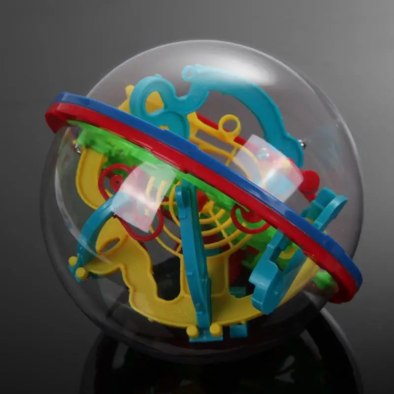 Дети 3D мяч лабиринт головоломка Лабиринт магический Интеллект плексиглас