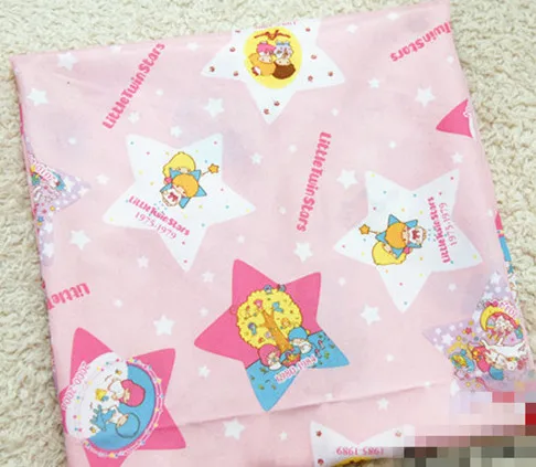 100*230cm Cartoon little twin stars Polyester Fabric For Sewing Fat Quarter Quilting Patchwork Kids Bedding skirt Patchwork
100*230cm Cartoon little twin stars Polyester Fabric For Sewing Fat Quarter Quilting Patchwork Kids Bedding skirt Patchwork