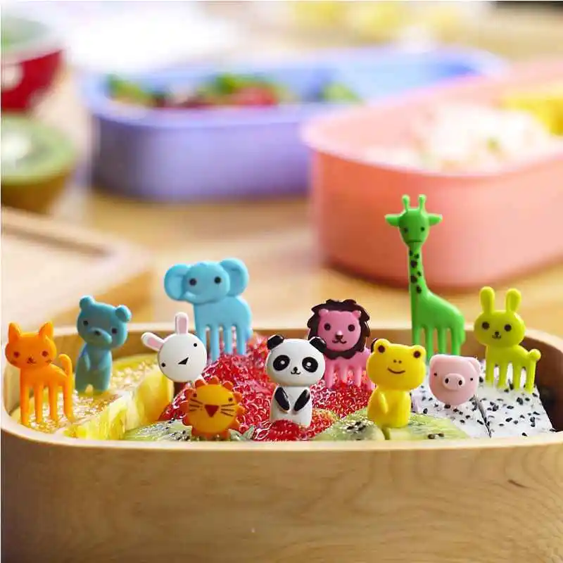 Hot Sale Funny 10pcs New Animal Food Fruit Picks Forks Bento Lunch Box Decor Accessory
Hot Sale Funny 10pcs New Animal Food Fruit Picks Forks Bento Lunch Box Decor Accessory
