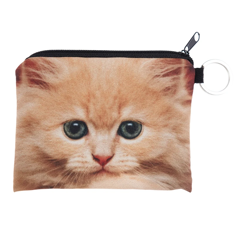 Fashion Ginger Cat Mini Coin Purse 3D Animal Printing Cluth Handbag Wallet Multifunction Zipper Key Pouch Cards Holder Gifts
Fashion Ginger Cat Mini Coin Purse 3D Animal Printing Cluth Handbag Wallet Multifunction Zipper Key Pouch Cards Holder Gifts