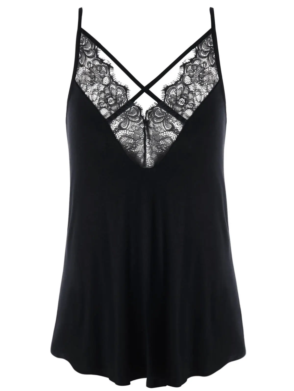 ROSE GAL Plus Size Lace Trim Criss Cross Women Tank Top Fashion Casual V Neck Sleeveless Ladies Tops Solid Black Women Clothing
ROSE GAL Plus Size Lace Trim Criss Cross Women Tank Top Fashion Casual V Neck Sleeveless Ladies Tops Solid Black Women Clothing