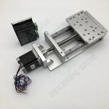 600MM Stroke Module Sliding Table & NEMA23 Stepper Motor &Driver Heavy Load Slide Linear Stage Ballscrew Guide Platform CNC Kits
600MM Stroke Module Sliding Table & NEMA23 Stepper Motor &Driver Heavy Load Slide Linear Stage Ballscrew Guide Platform CNC Kits