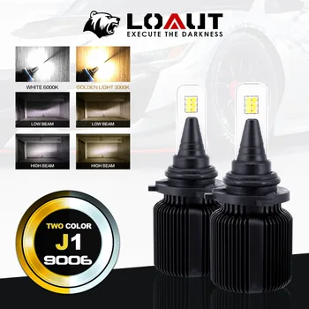 3000K 6000K Dual Color 2018 J1SS LOAUT Car LED Headlight 9006 HB4 8000LM 70W CSP Head Lamps KIT Front Bulb Automobiles
3000K 6000K Dual Color 2018 J1SS LOAUT Car LED Headlight 9006 HB4 8000LM 70W CSP Head Lamps KIT Front Bulb Automobiles