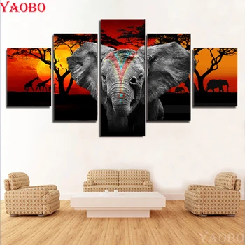 3d Diamond Embroidery,5 piece Sunset elephant landscape,full square/round drill,diy 5d diamond painting cross stitch mosaic kits
3d Diamond Embroidery,5 piece Sunset elephant landscape,full square/round drill,diy 5d diamond painting cross stitch mosaic kits