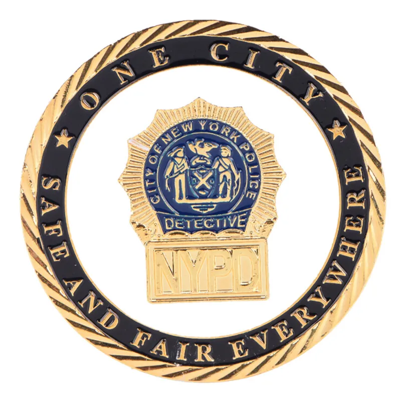 1 Pcs New York Police Department Gold Plated Commemorative Challenge Coin Collection High Quality
1 Pcs New York Police Department Gold Plated Commemorative Challenge Coin Collection High Quality