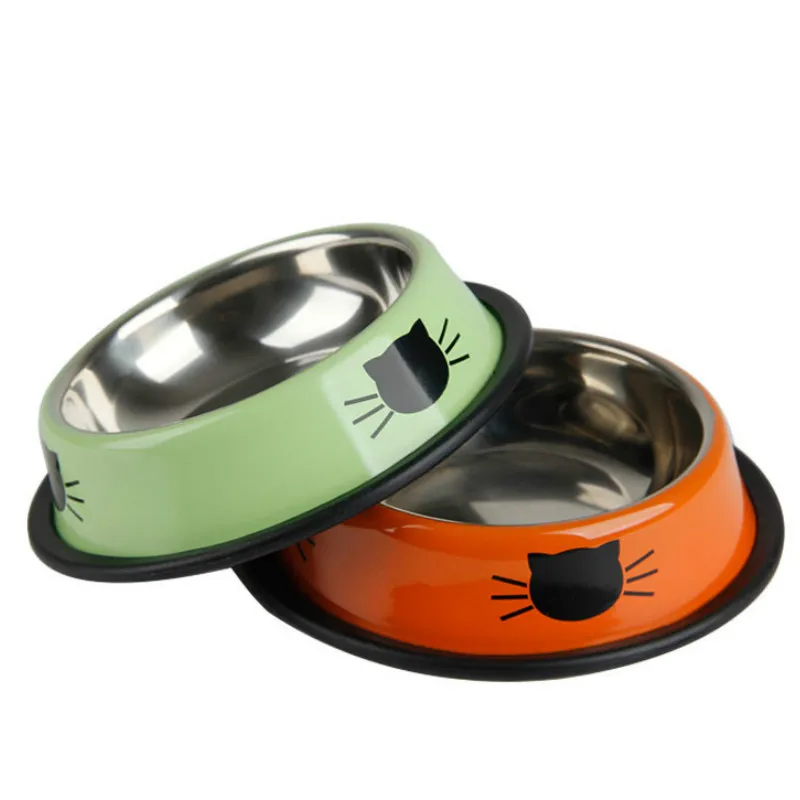 Thickened Non-slip Dog Cat Pet Food Water Bowl Food Utensils Rice Bowl Single Stainless Steel Pet Bowl Pet Products
Thickened Non-slip Dog Cat Pet Food Water Bowl Food Utensils Rice Bowl Single Stainless Steel Pet Bowl Pet Products
