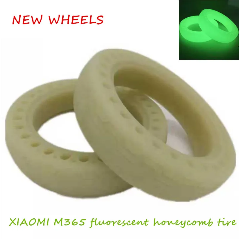 XIAOMI M365 fluorescent honeycomb tire electric scooter parts hollow solid tires without inflation
XIAOMI M365 fluorescent honeycomb tire electric scooter parts hollow solid tires without inflation