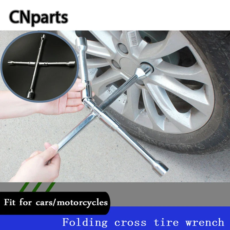 CNparts Universal Car Cross-Type Folding Socket Wrench Tool For Lada Vesta Acura Chevrolet Cruze Mazda 3 6 CX-5 Ford Accessories
CNparts Universal Car Cross-Type Folding Socket Wrench Tool For Lada Vesta Acura Chevrolet Cruze Mazda 3 6 CX-5 Ford Accessories