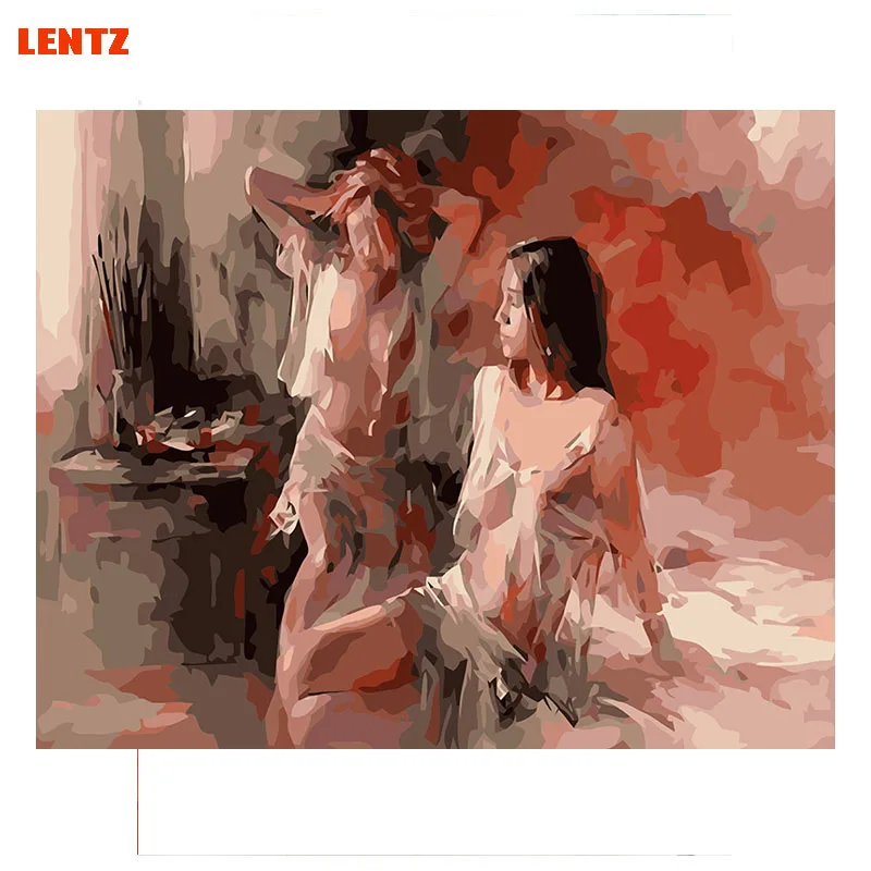 LENTZ Desire Beauty DIY Digital Oil Painting By Numbers Europe Abstract Canvas Painting For Living Room Wall Art 40X50
LENTZ Desire Beauty DIY Digital Oil Painting By Numbers Europe Abstract Canvas Painting For Living Room Wall Art 40X50