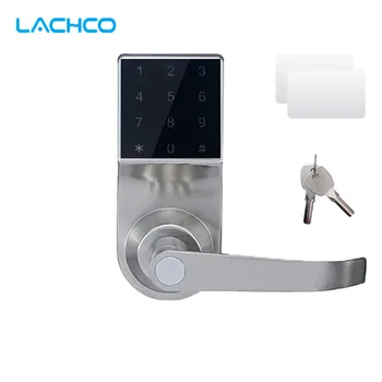 LACHCO Free Express Smart Electronic Door Lock Touch Screen Keypad Password, Code, Mechanical Key Spring Bolt Keyless SL18092S
LACHCO Free Express Smart Electronic Door Lock Touch Screen Keypad Password, Code, Mechanical Key Spring Bolt Keyless SL18092S