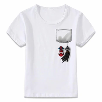 Kids Clothes T Shirt Pocket Spiderman and Batman T-shirt for Boys and Girls Toddler Shirts Tee oal245
Kids Clothes T Shirt Pocket Spiderman and Batman T-shirt for Boys and Girls Toddler Shirts Tee oal245