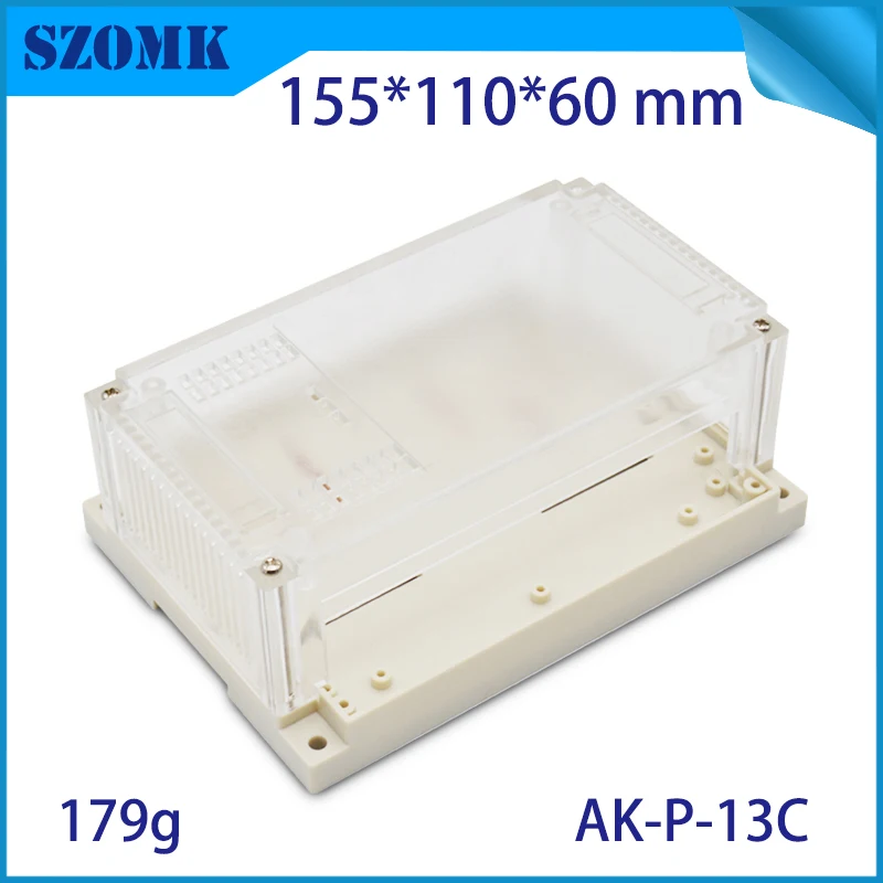 plastic project box pcb enclosure (4 pcs) 155*110*60mm plastic enclosure for electrons with transparent upper cover
plastic project box pcb enclosure (4 pcs) 155*110*60mm plastic enclosure for electrons with transparent upper cover