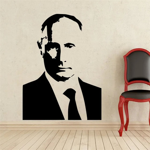 Free shipping Home Decor President Putin portrait wall stickers PVC Vinyl Removable Art Mural Wall Sticker
Free shipping Home Decor President Putin portrait wall stickers PVC Vinyl Removable Art Mural Wall Sticker