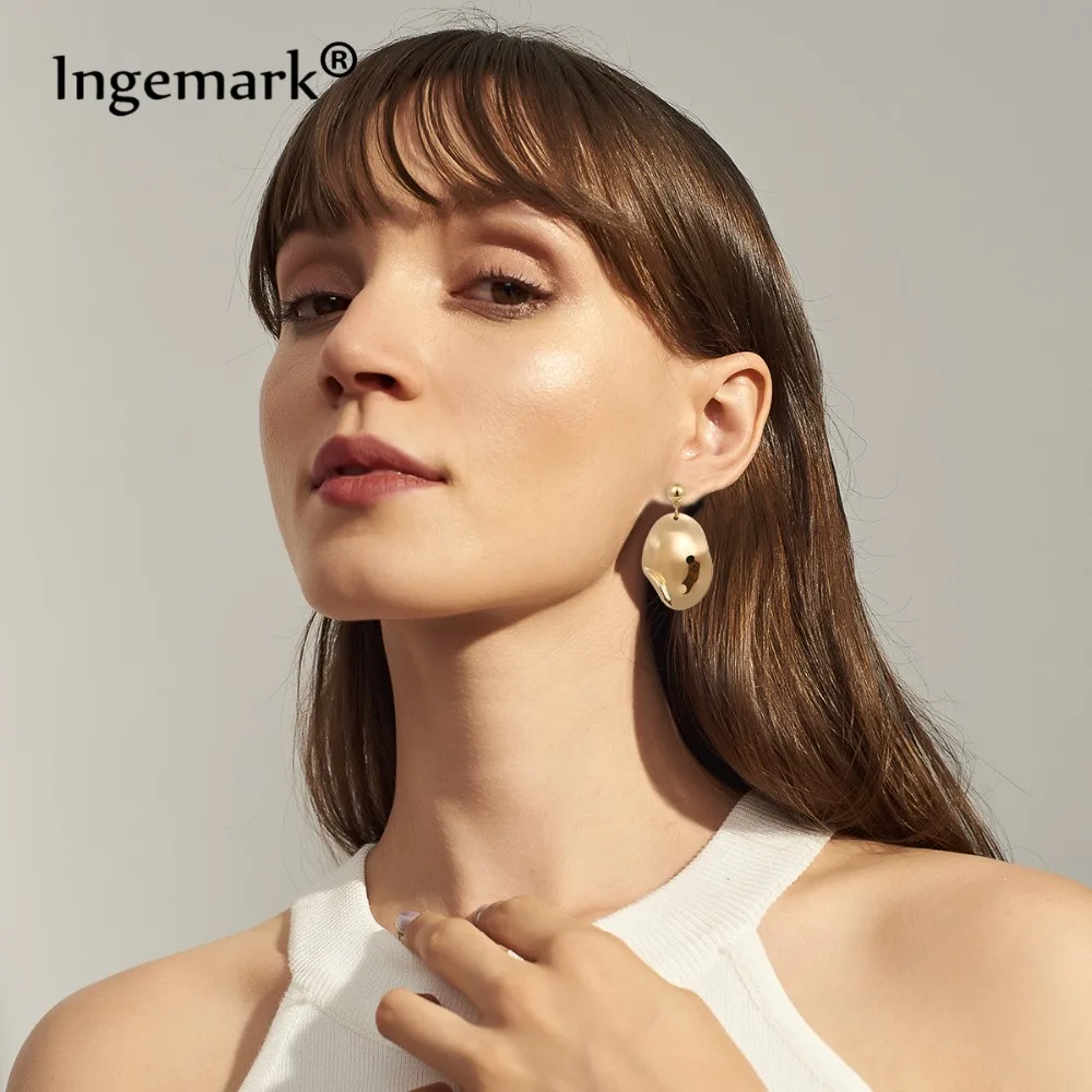 Ingemark Punk Exaggerated Geometric Circle Drop Earrings Statement Simple Big Irregular Smooth Dangle Earrings for Women Jewelry
Ingemark Punk Exaggerated Geometric Circle Drop Earrings Statement Simple Big Irregular Smooth Dangle Earrings for Women Jewelry