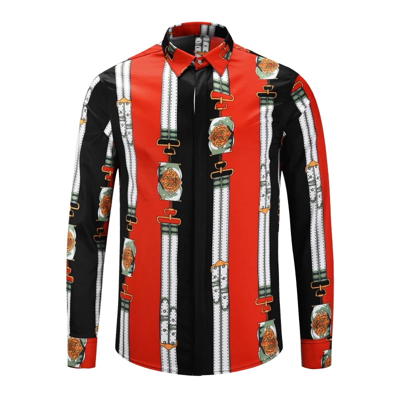 XIMIWUA 2019 New Arrival Men Luxury Shirts Long Sleeve Fashion Pattern Print Striped Floral Shirt Slim Fit Hawaiian Shirt Hot
XIMIWUA 2019 New Arrival Men Luxury Shirts Long Sleeve Fashion Pattern Print Striped Floral Shirt Slim Fit Hawaiian Shirt Hot