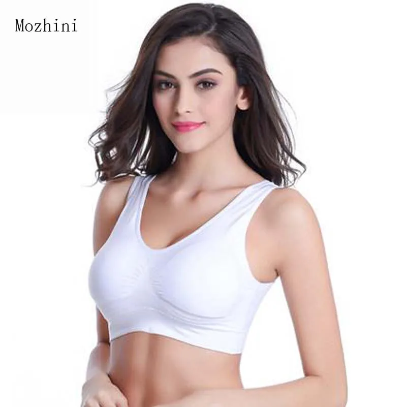 Black white Women seamless Comfortable push up Bra Vest Padded Crop Tops Underwear No Wire-rim big Size bra for S M L XL 2XL 3XL
Black white Women seamless Comfortable push up Bra Vest Padded Crop Tops Underwear No Wire-rim big Size bra for S M L XL 2XL 3XL