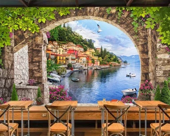 Beibehang Custom 3d photo wallpaper modern arch leaf Street green Flower vine wallpaper living room sofa tv background wallpaper
Beibehang Custom 3d photo wallpaper modern arch leaf Street green Flower vine wallpaper living room sofa tv background wallpaper