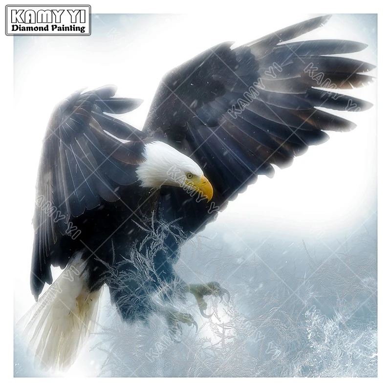 Full Square drill 5D DIY Diamond embroidery "Bald Eagle" Diamond Painting Cross Stitch Rhinestone Mosaic Home decoration gift
Full Square drill 5D DIY Diamond embroidery "Bald Eagle" Diamond Painting Cross Stitch Rhinestone Mosaic Home decoration gift