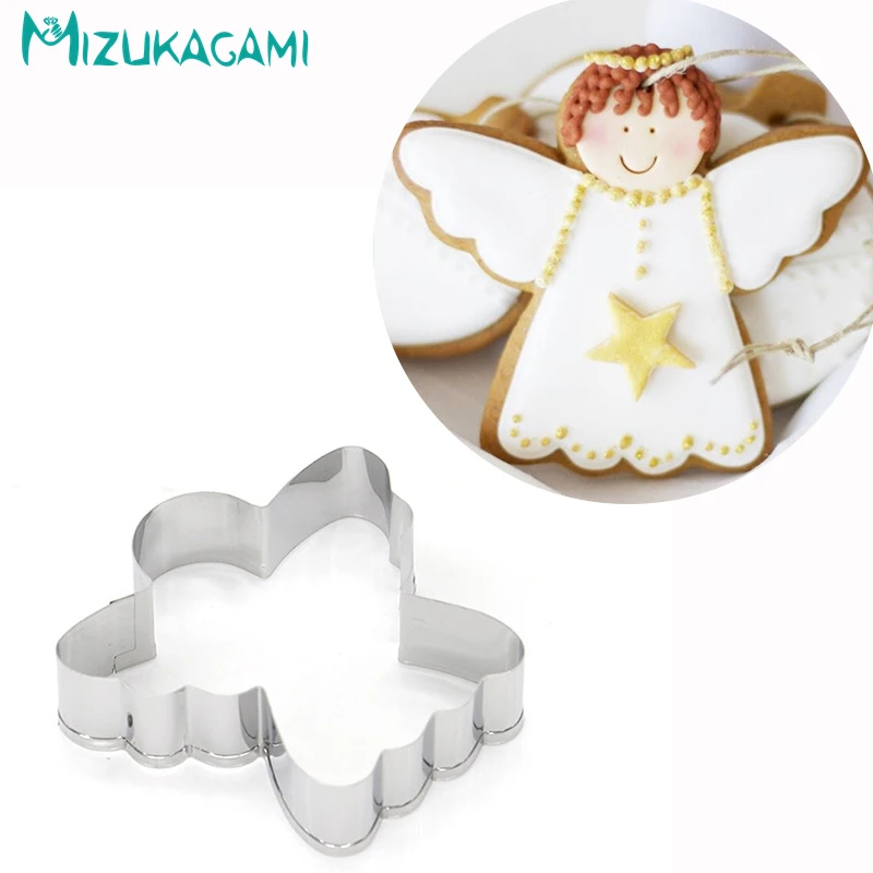 Stainless Steel Biscuit Mold Cute Little Angel Shape Baking Fondant Cake Cutting DIY Kitchen Tool Supplies MS-00150 | Дом и сад