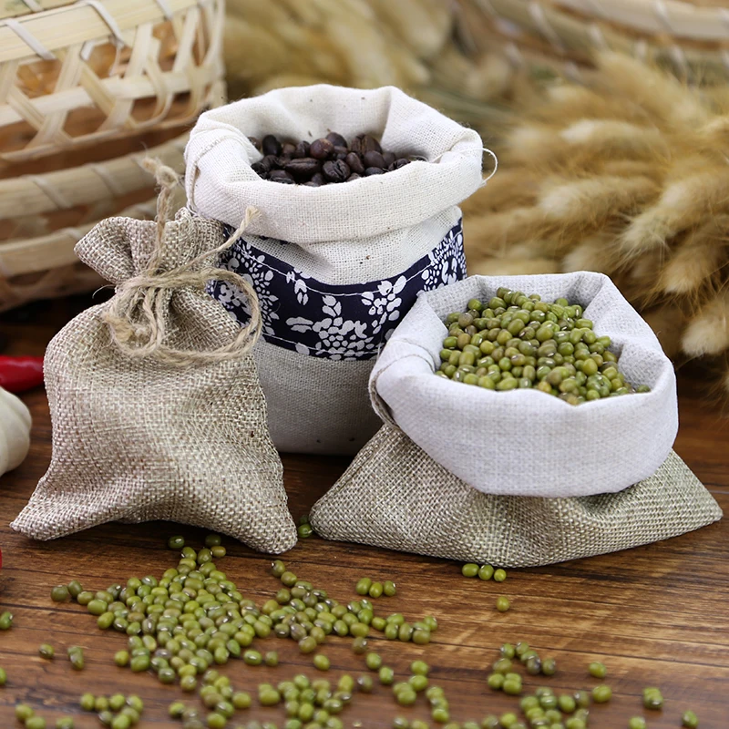 New Cotton Linen Fabric Gift Bag Self-locking Bags Handmade Pouches Photography Props for Candy Grain Coffee Beans Bags
New Cotton Linen Fabric Gift Bag Self-locking Bags Handmade Pouches Photography Props for Candy Grain Coffee Beans Bags