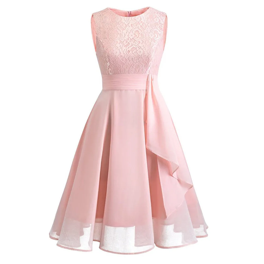 Party Dress Women Sleeveless Formal Ladies Wedding Bridesmaid Lace Dress Women Wedding Elegant Party Ball Gown Dress
Party Dress Women Sleeveless Formal Ladies Wedding Bridesmaid Lace Dress Women Wedding Elegant Party Ball Gown Dress