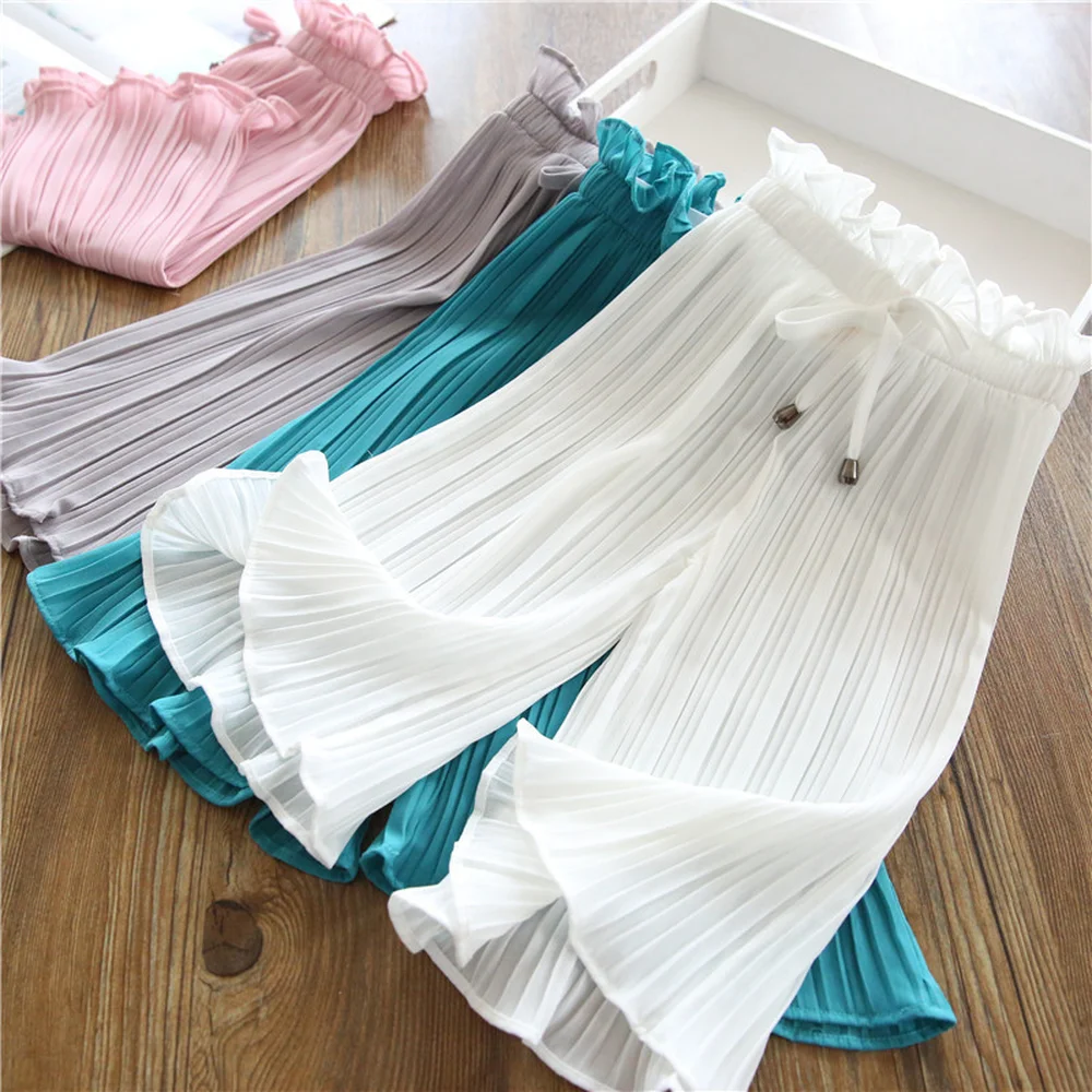 Children's Pants 2019 Summer New Girls Casual Wide Leg Pants Lace Waist Baby Anti-mosquito Casual Pants
Children's Pants 2019 Summer New Girls Casual Wide Leg Pants Lace Waist Baby Anti-mosquito Casual Pants