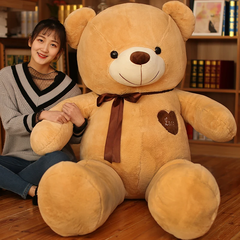 Продажа игрушек большого размера американский гигантский медведь плюшевый