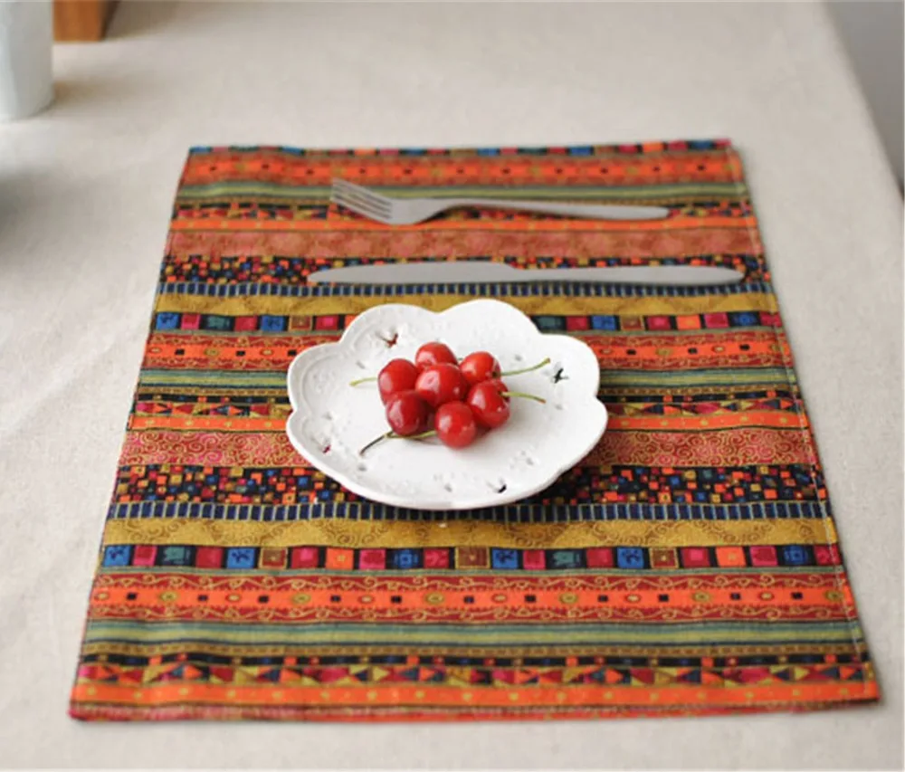 FUYA Bohimian Style Home Essential Double Deck Mat Table Cloth Ethnic Style Restaurant Mat
FUYA Bohimian Style Home Essential Double Deck Mat Table Cloth Ethnic Style Restaurant Mat