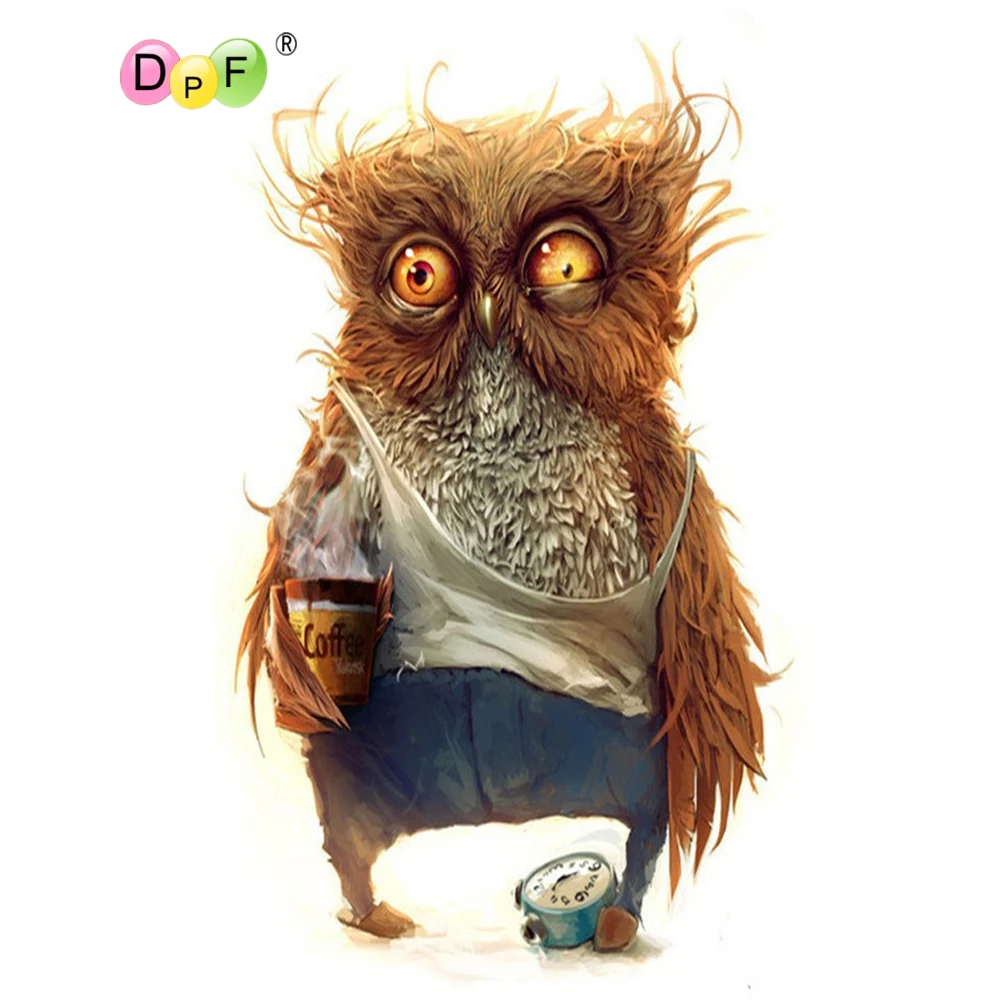 New 5d Diy diamond painting Coffee owl canvas sticker round stone Diamond embroidery cross stitch living decoration picture
New 5d Diy diamond painting Coffee owl canvas sticker round stone Diamond embroidery cross stitch living decoration picture