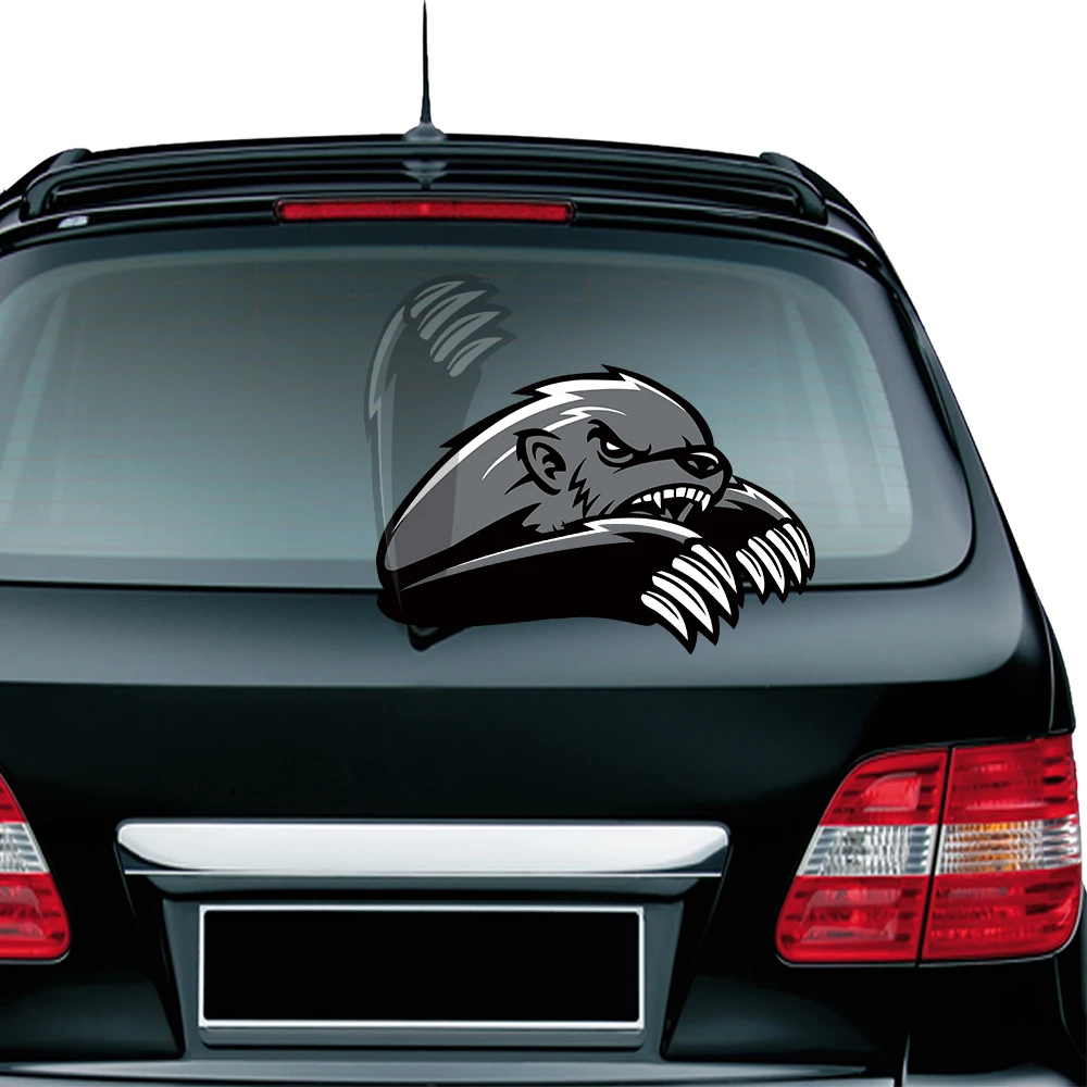 Honey Badger Removable Waving Wiper PVC Rear Window Windshield Wiper Animal Stickers Car Styling External Decorative Accessories
Honey Badger Removable Waving Wiper PVC Rear Window Windshield Wiper Animal Stickers Car Styling External Decorative Accessories