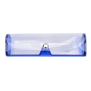 1 PC Transparent Plastic Soft Eye Glasses Protector Case Metal Button Sunglasses Box
1 PC Transparent Plastic Soft Eye Glasses Protector Case Metal Button Sunglasses Box
