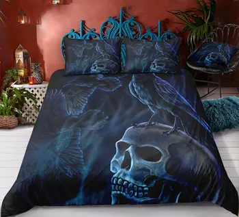Thumbedding Dropship Crow Skull Bedding Set Twin Full Queen King High Quality Unique Designed Duvet Cover Set
Thumbedding Dropship Crow Skull Bedding Set Twin Full Queen King High Quality Unique Designed Duvet Cover Set
